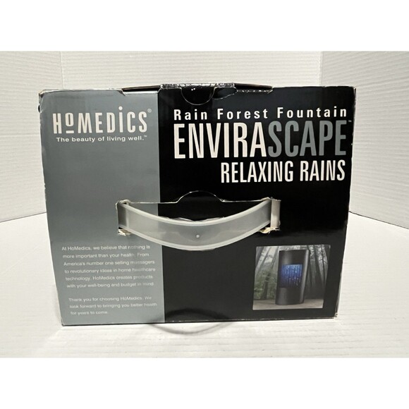 Homedics WRF-REL EnviraScape Rain Forest Fountain Relaxing Rains 2003 NEW IN BOX - Picture 5 of 10